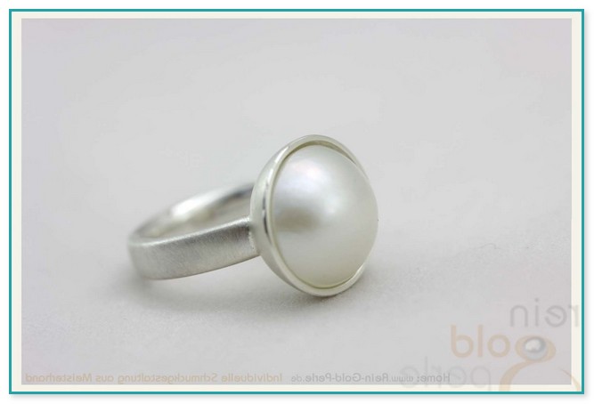 Ring Perle Silber