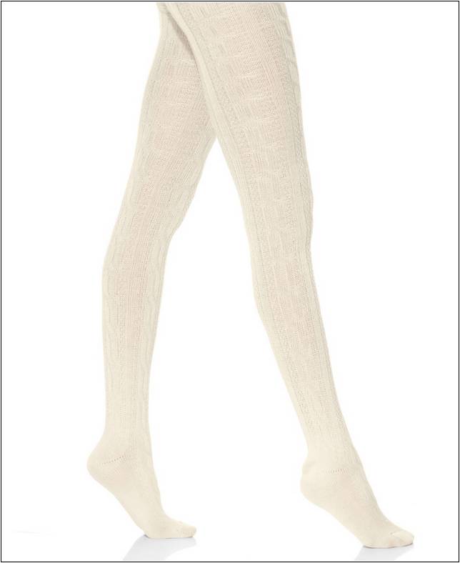 Chunky Cable Knit Tights