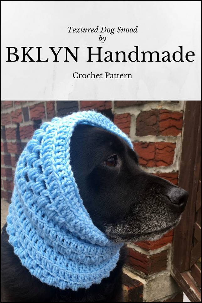 Crochet Snood Pattern For Dogs